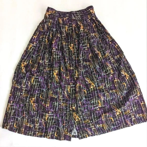 Vintage A line skirt - Size 7/8 - Picture 1 of 5